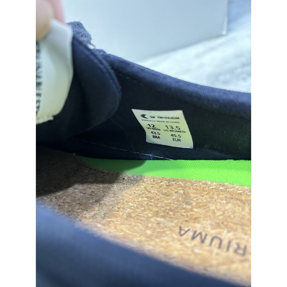 Cariuma Rio Brazil Low Navy Canvas Sneakers Shoe Mens 12 Women’s 13.5 Blue - Picture 10 of 12